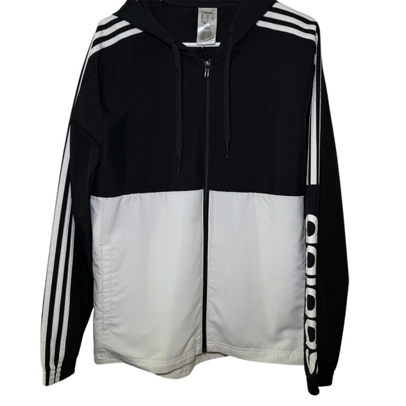 adidas Other - Adidas Hooded Track Jacket - Black/White